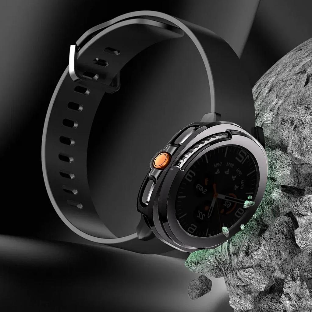 PC-fodral+Glas Sekretessfilm Fodral För Samsung Galaxy watch 8 Classic Tillbehör Skärmskydd Stötfångare Skyddande Hölje Klocka 8