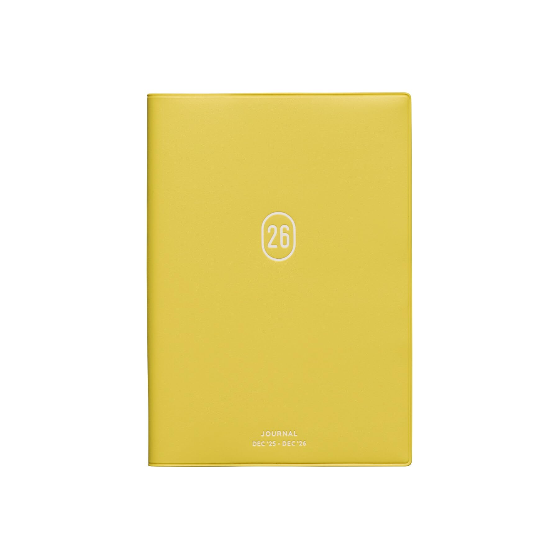 Hightide 2026 Yellow B6 Weekly Vertical Starts December 2025 Weekly Schedule Book Planner/Caston / / /