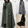 Coat Women Trench Open Front Cardigan Jacket Coat Cape Cloak Poncho Plus