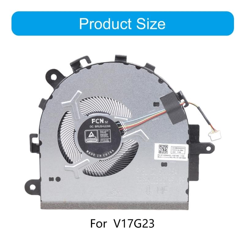 CPU Fan Laptop Cooling Fan DC5V 0.5A 4pin Coolers for V17G23 3 17ITL6 Laptop Heatsink Part