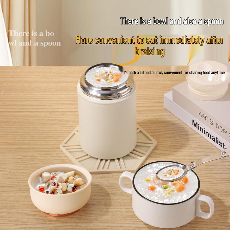 Shangqi Silver Lined Double Wall Insulated Food Jar