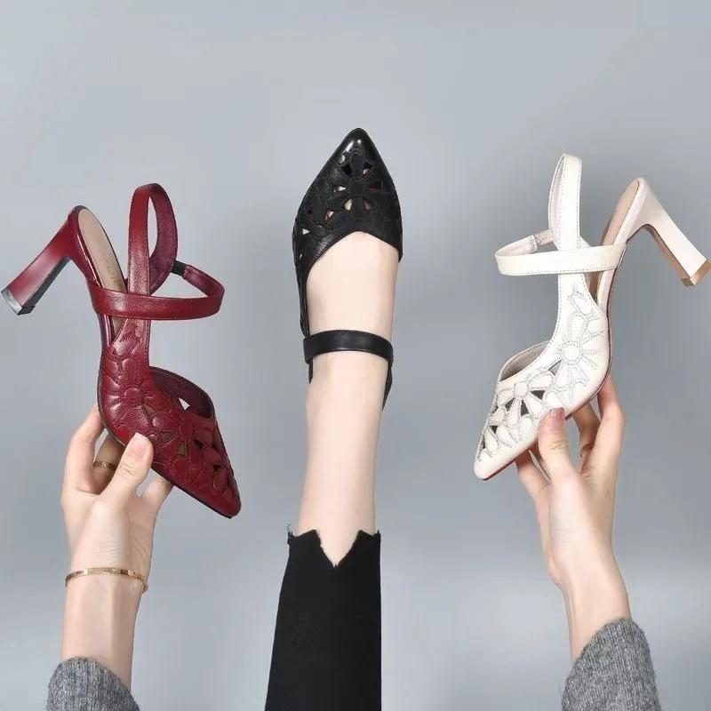  sapatos femininas women fashion mesh breathable wine red stiletto heel shoes lady casual elegant black pumps ab373