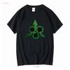 Nurgle Symbol Classic Logo T Shirt Funny Mens Vintage Washed Homme Soft Streetwear Slightly Stretched Graphic Versatile Unisex