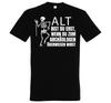 Mens T-Shirt Skeleton Old Archaeologist Funny Saying 40 50 60 Birthday Gift