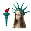 Statue of Liberty Crowns and Torch 4th of Julys Outfits Statue of Liberty Costume Accessories Cosplay Halloween Costumes