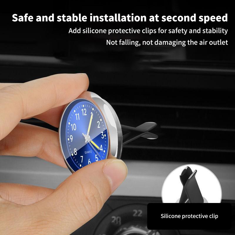 1 Stück Mini Uhr Auto Quarz Uhr Mini Elektronische Uhr Wasserdicht Fahrrad Motorrad Uhr Auto Auto Uhr Armaturenbrett Uhr Im Auto