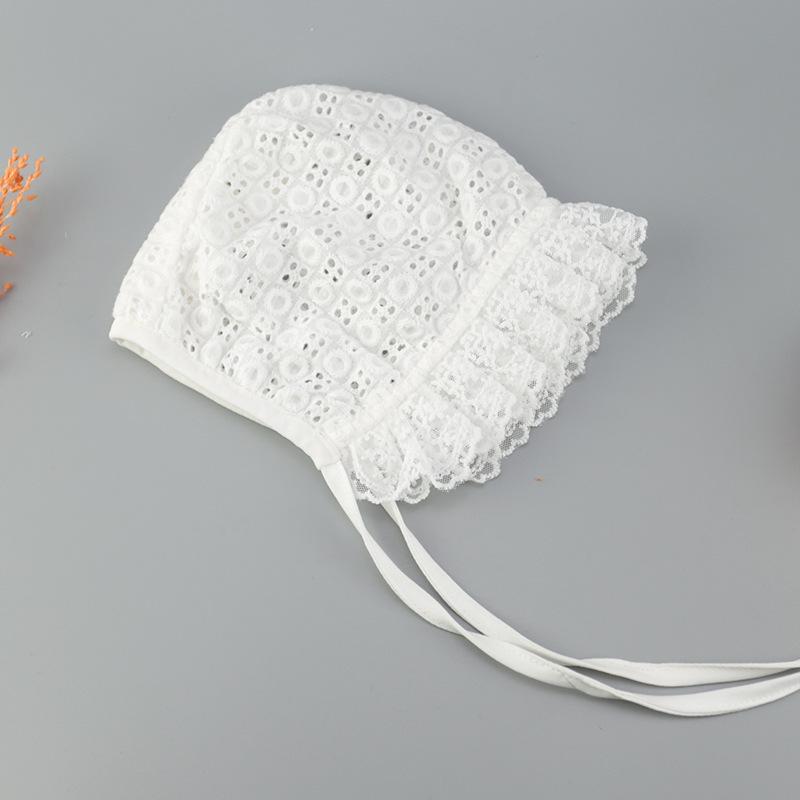 Adorable Baby Princess Cotton Lace Summer Hat 6-18 months