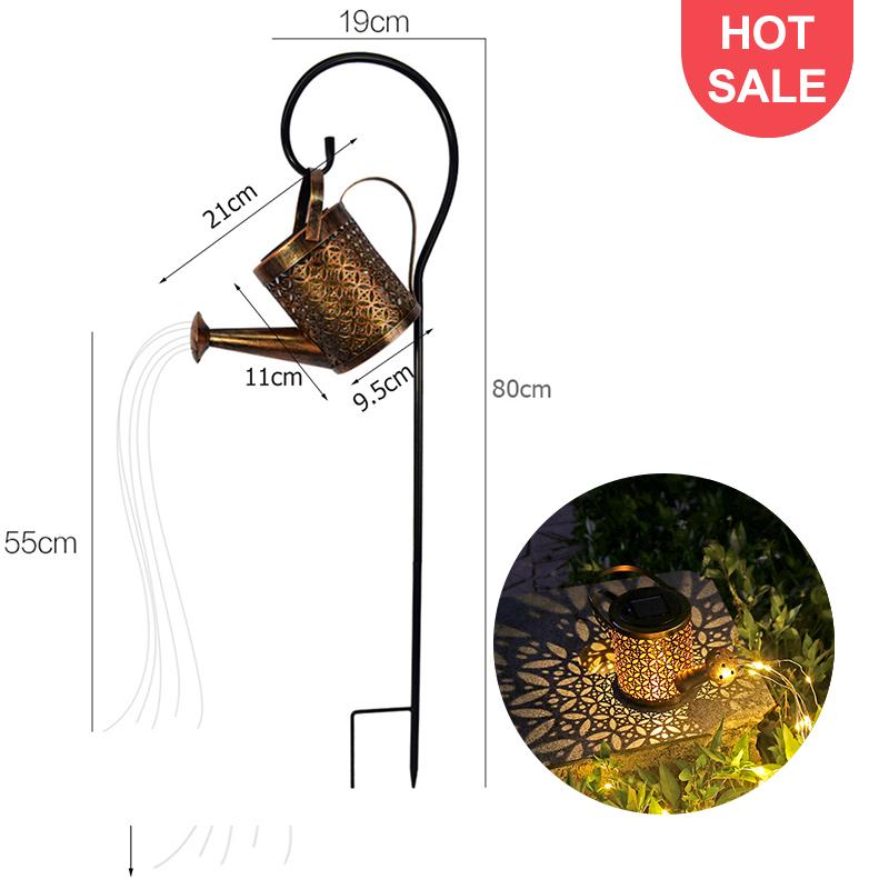 2025 Solar Watering Can Light Solar Lamp LED Shower Solar Fairy Light String Garden Yard Lawn Art Outdoor Christmas Decorations