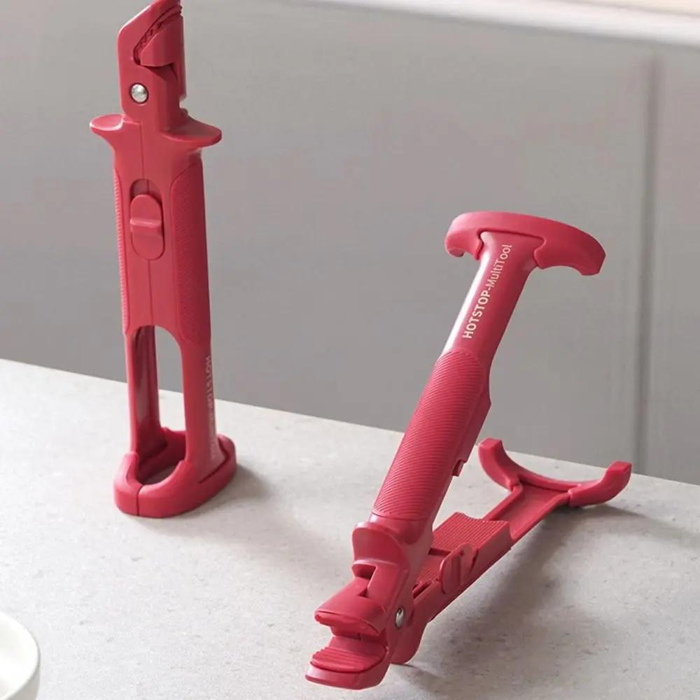 New 2in1 Anti Scalding Clip Meal Bowls Tongs Silicone Kitchen Bowl Dish Clip Durable Non-slip Gripper Anti-hot Clip Kitchen