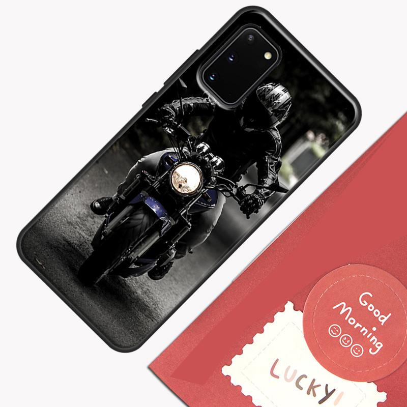 Motorcycle Motorbike Phone Case For Samsung Galaxy S24 S26 Ultra S20 S21 S22 S23 S25 Plus S10 S25 FE Cover Shell