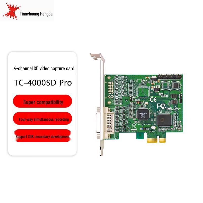 

TCHD Video TC-4000SD Pro 4-Channel SD Video Capture Card
