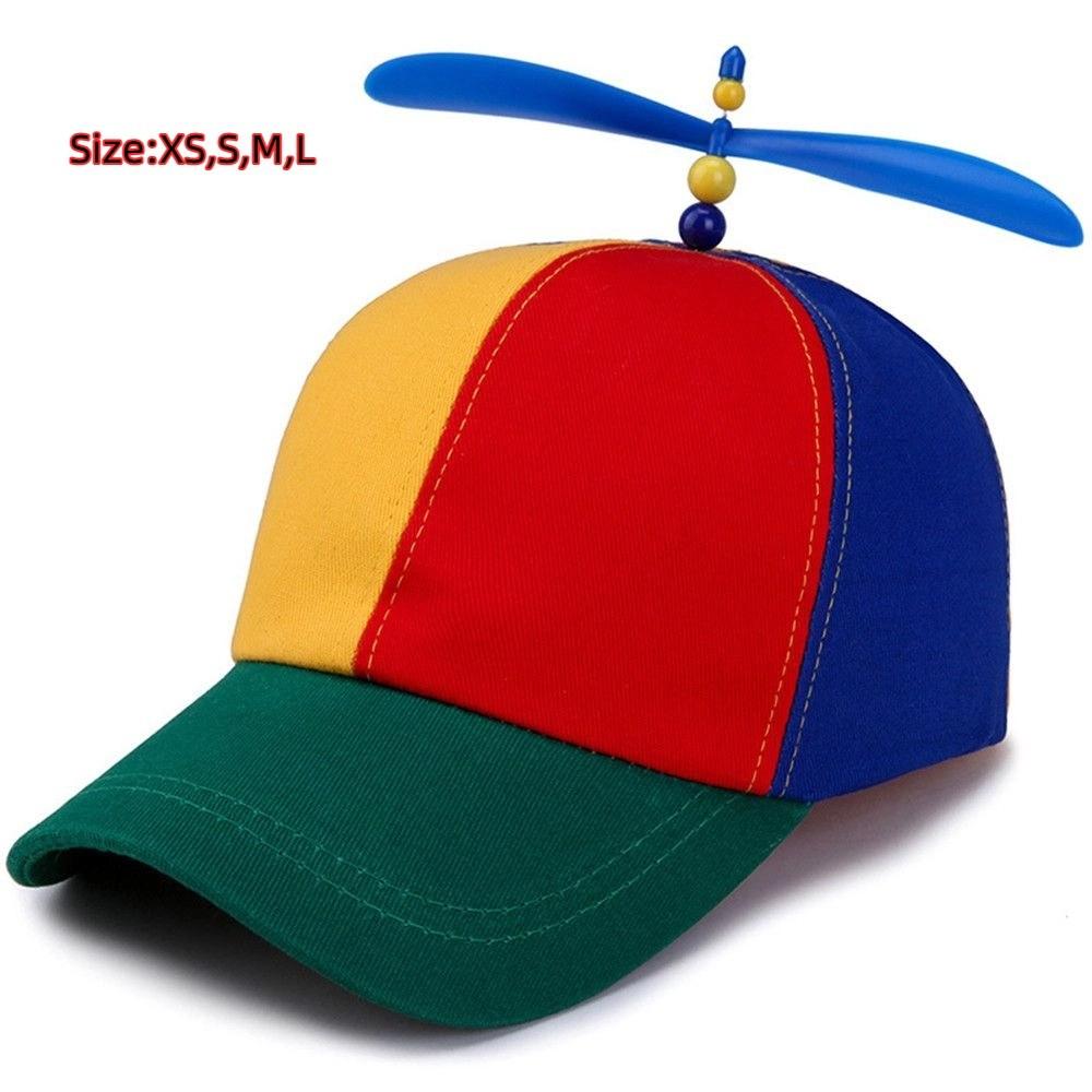 Rainbow Baseball Cap Funny Sun Cap Kids Boys Girls Snapback Hat