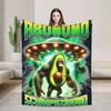 Italian Brainrot Cappuccino Assassino Cool Design Plush Flannel Throw Blanket for Living Room Soft Bedspread for Boys and Girls