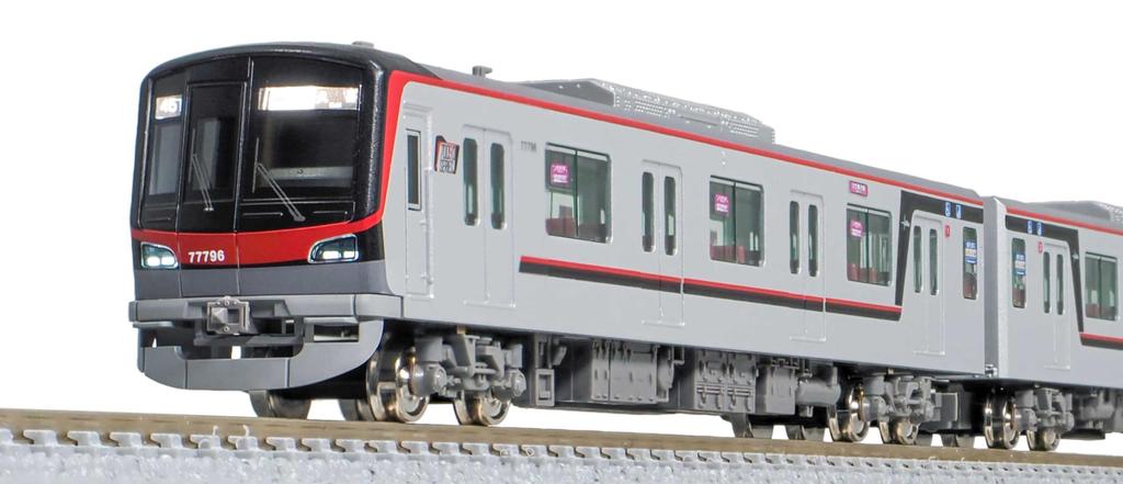 Greenmax N gauge Tobu 70090 type TH Liner car number selectable set with motor 31961 model train 7-car