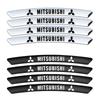 Car Wheel Side Rims Emblem Stickers for Mitsubishi Lancer ASX L200 Colt Pajero Outlander Mirage Eclipse Exterior Decoration QC3