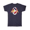 Gift T-Shirt : Philippines Canadian Flag Chest Filipino