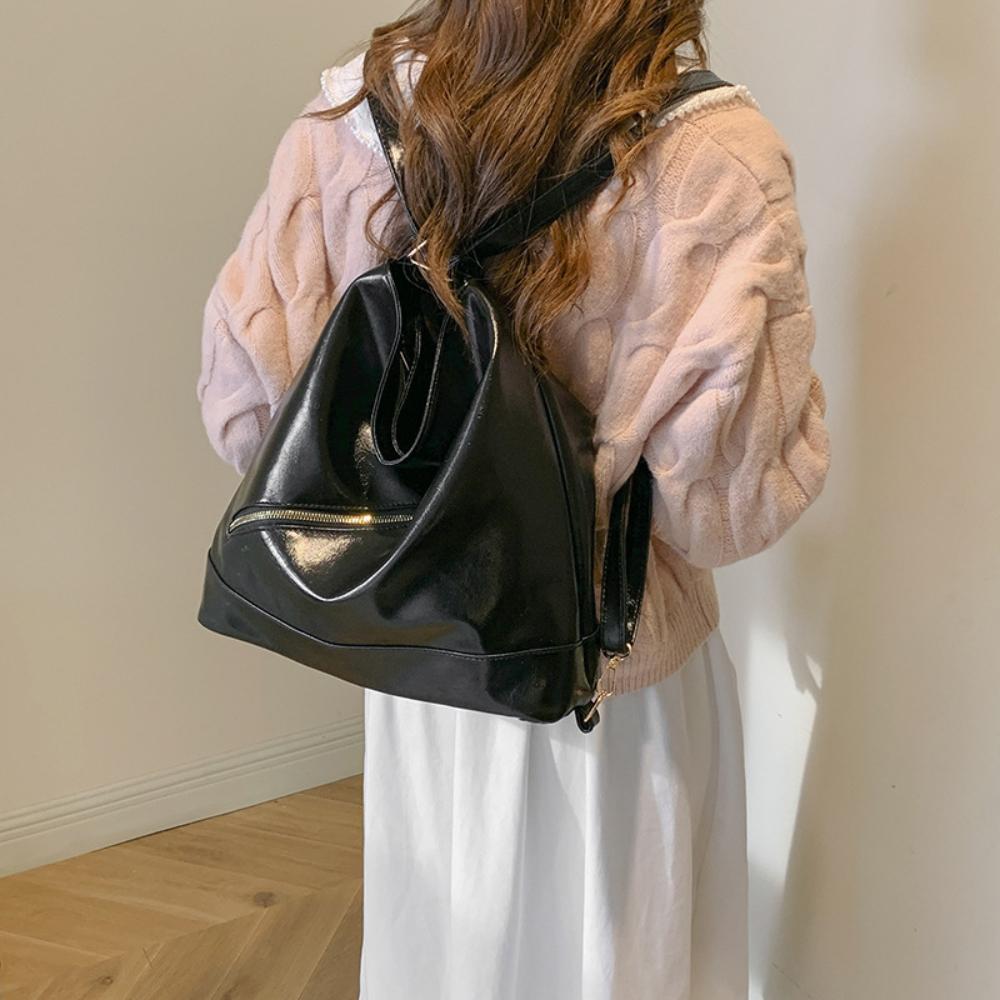 Women Vintage PU Commuting Shoulder Bag Fashion  Ladies Backpack Female Casual Travel Bag Girls Schoolbag