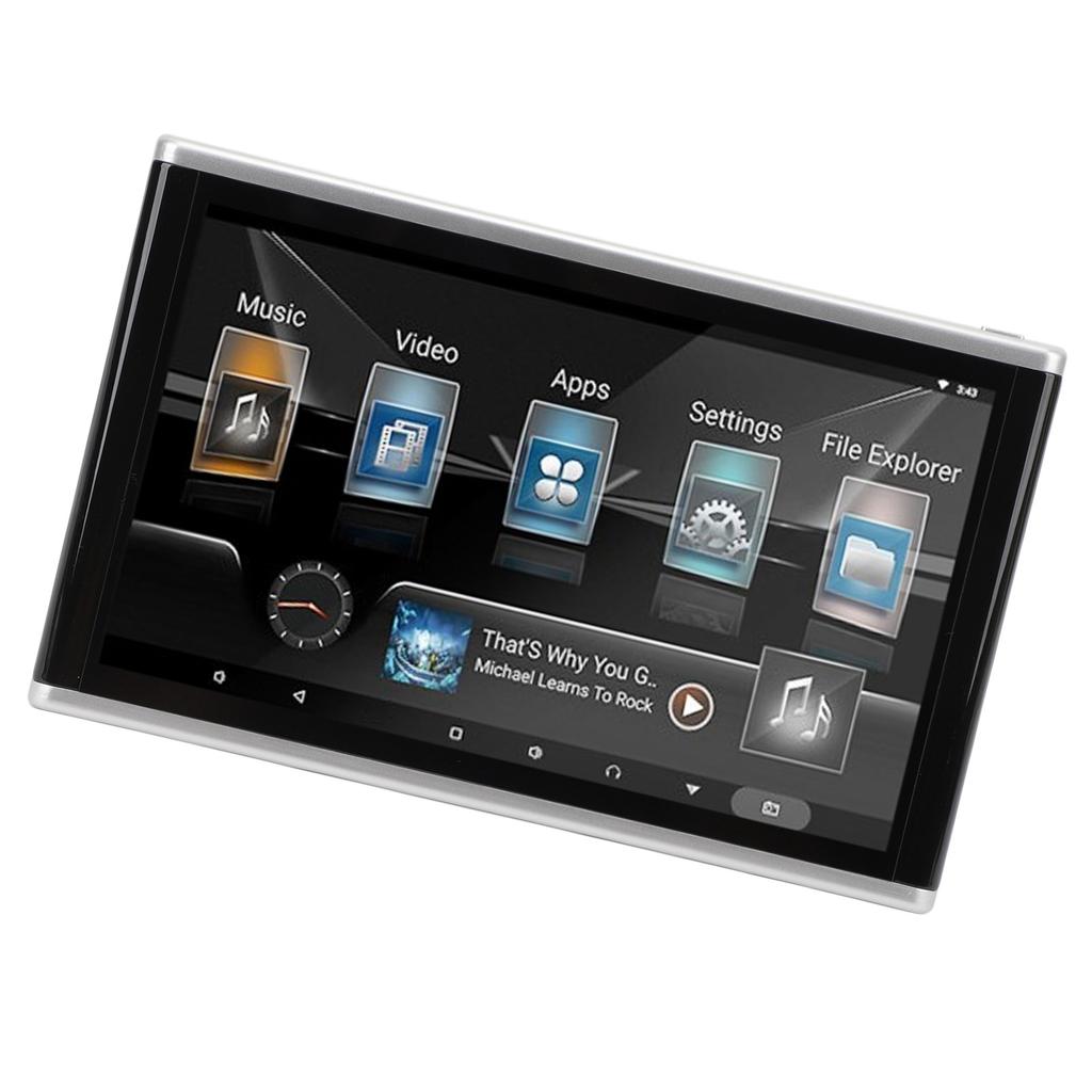 4K 10.1 Inch Headrest Monitor Tablet for Back Seat IPS Touch Screen for Android 11 Rear Seat TV Monitors for Vehicle