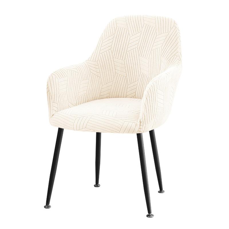 1/4pcs Jacquard Dining Chair Cover Elastic High Armchair Protective Case All-inclusive Seat Cover Protector for Living Room