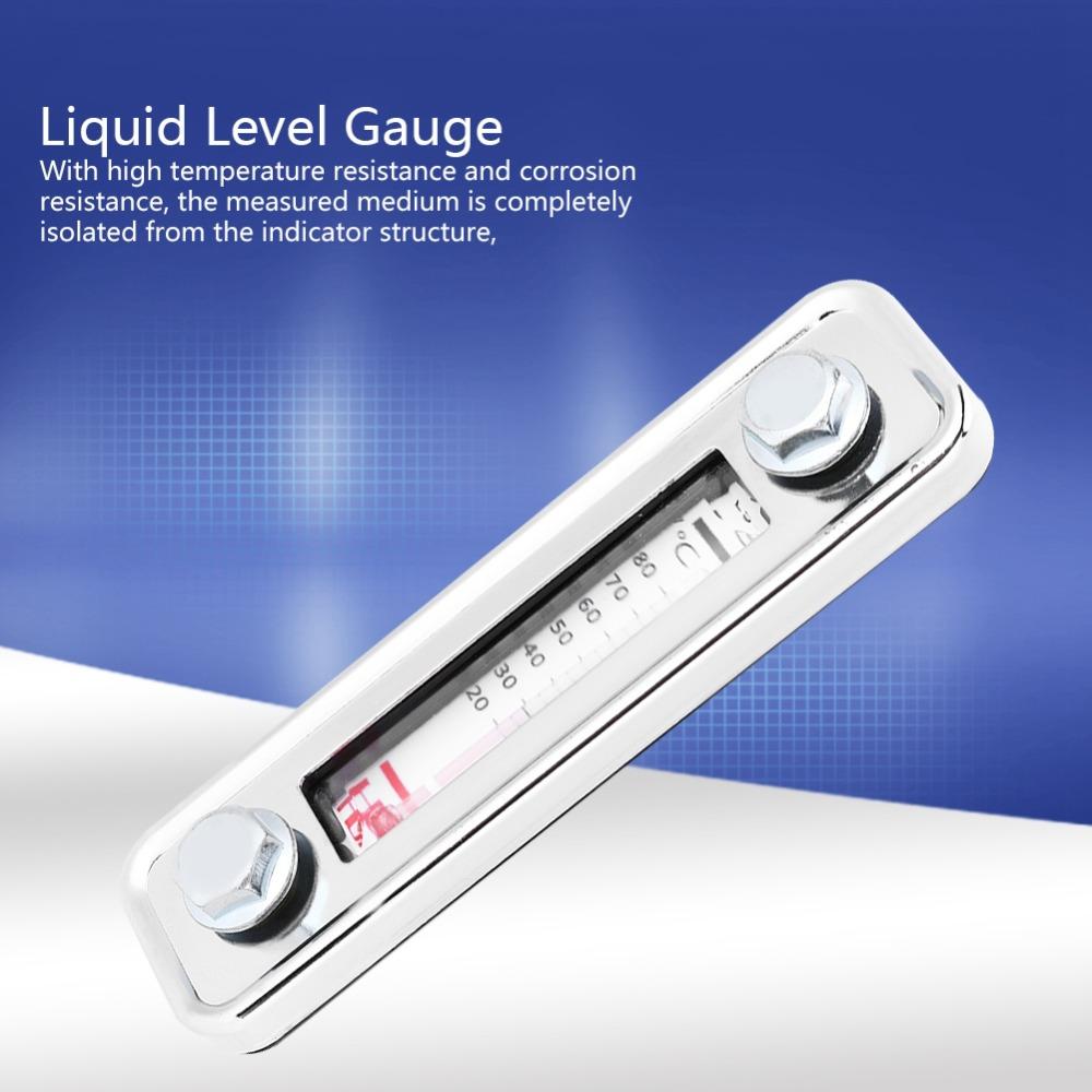 LS-5 Oil Liquid Level Gauge Good Sealing Accurate Measurement Hydraulic Oil Gauge Screw Mounted Sight Glass Gauge