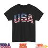 USA US Flag Patriotic 4th of July America T-Shirt