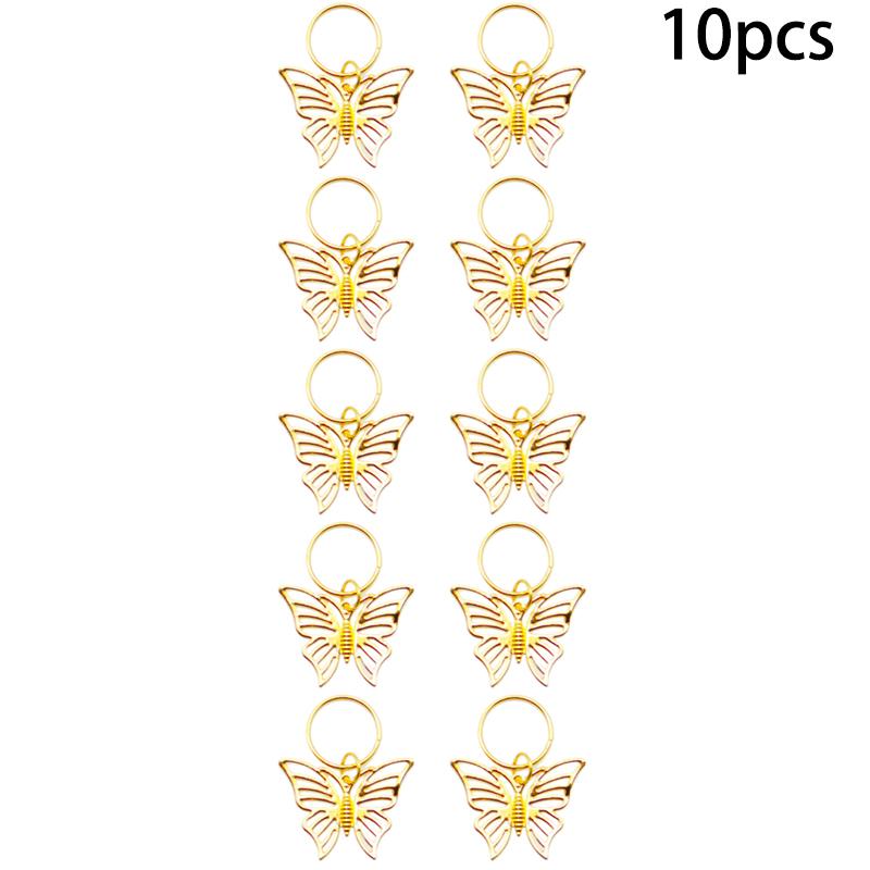 20-50pz Copricapo Treccia Sporca Perline Dreadlock Anelli per Capelli Polsini Regolabili Clip Treccia per Capelli Fermaglio Accessori per Capelli Per Donna Ragazza