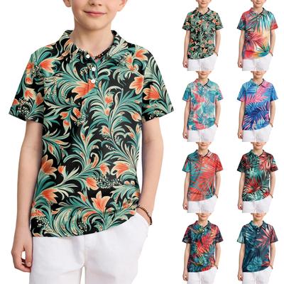 Kids Short Sleeve Shirt School Uniform Shirts For Boys
