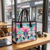 Fashion Stained Glass Pattern Tote Bag Daily Use Handbag for Women Casual Totes