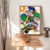S-Splatoons series game DIY Sticky Poster Fancy Wall Sticker for Living Room Bar Decoration Wall Decor