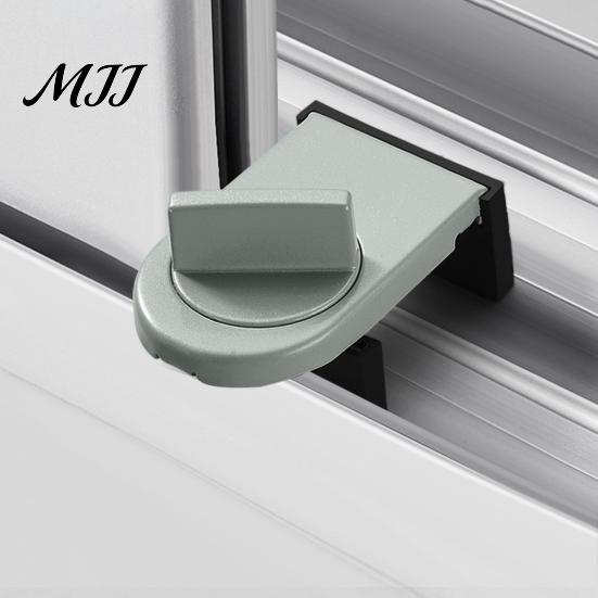 Easy Install Sliding Lock Window Lock, Door Security Stopper for Child Safety, Vertical Wedge Home Doors and Windows Track Bar