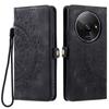 Style 016 For Xiaomi Poco C61 4G/Redmi A3 4G Case Skin Feel Totem Imprinted Wallet Leather Phone Cover
