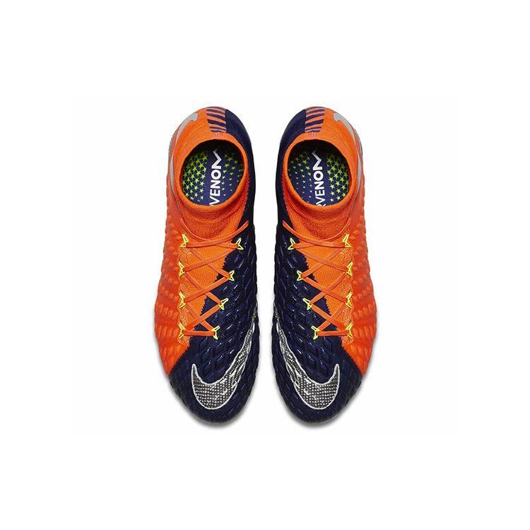 Nike Hypervenom Phantom 3 DF FG ACC Deep Royal Blue Crimson Men Sneakers Orange Chrome Total-Crimson 905274-408