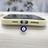 Handy Dekoration Staubschutzstecker DIY Legierung Dreidimensional Mini Blaues Auge Anhänger Handy Loch Staubschutzstecker