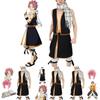High-quality Natsu Dragneel Fairy Tail Cosplay Top And Skirt Full Set For Halloween