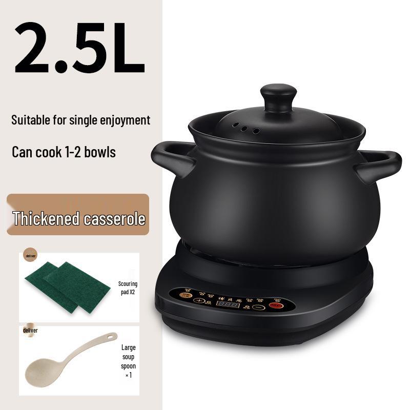 

Multi-Functional Smart Electric Clay Pot for Soup, Stew, and Porridge Detachable Health Pot