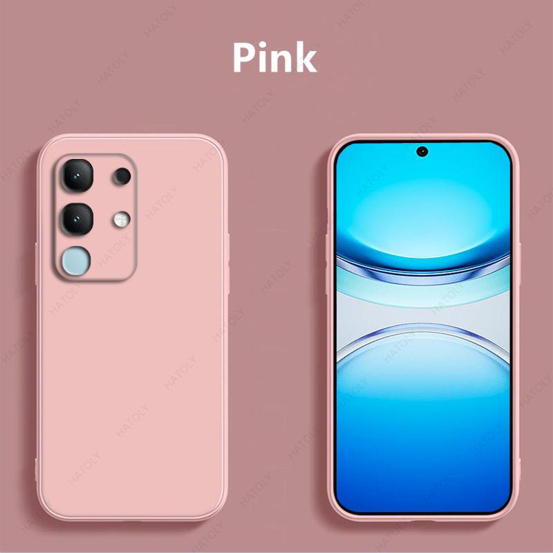 Flüssigsilikon-Handyhülle für vivo Y300t, weiche Schutzhülle, Rückseite, Hülle für iQOO Z10x, Hülle für vivo Y29 4G T4x