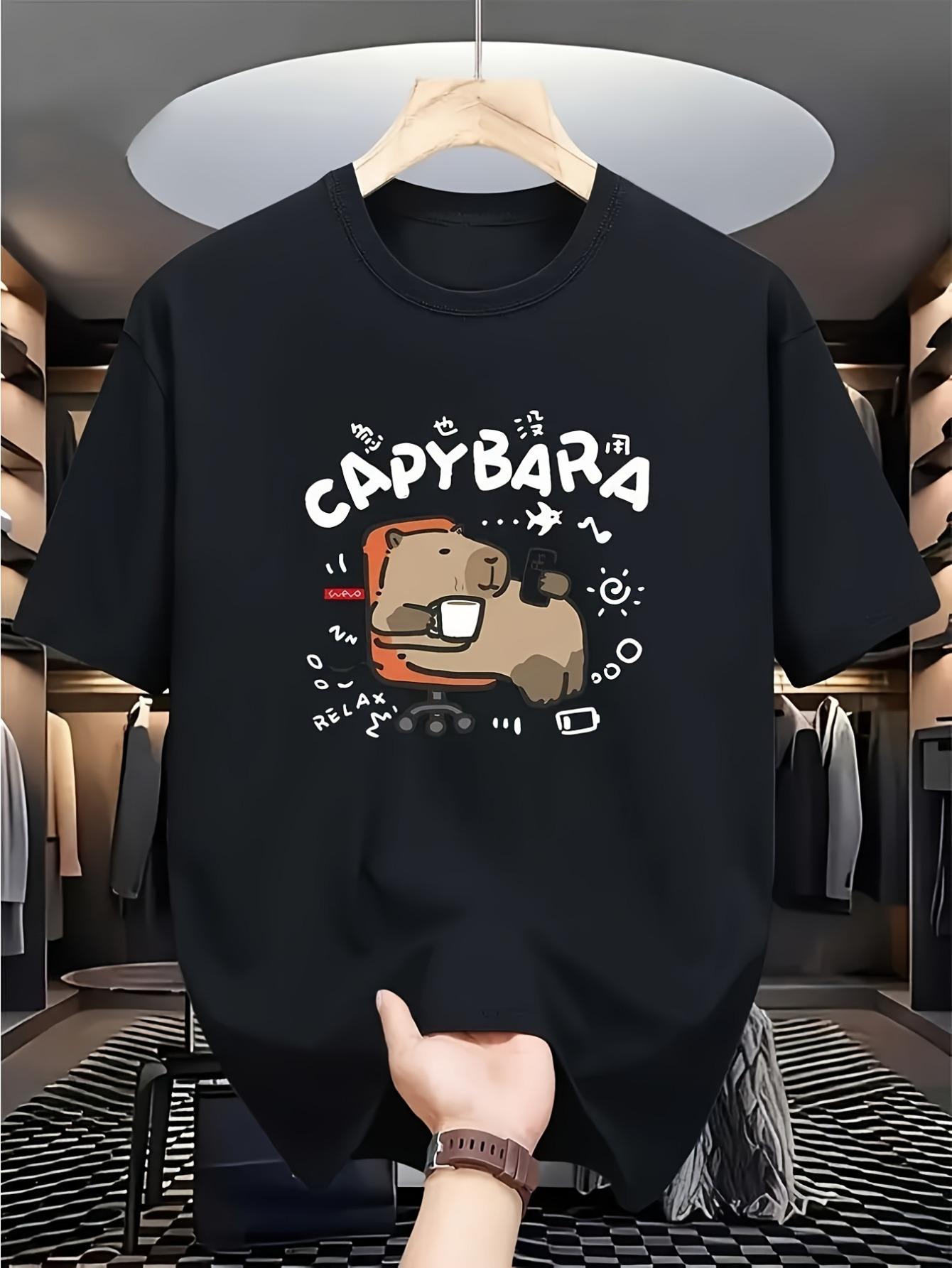 

T-Shirt y2k Capybara Face & Capy S