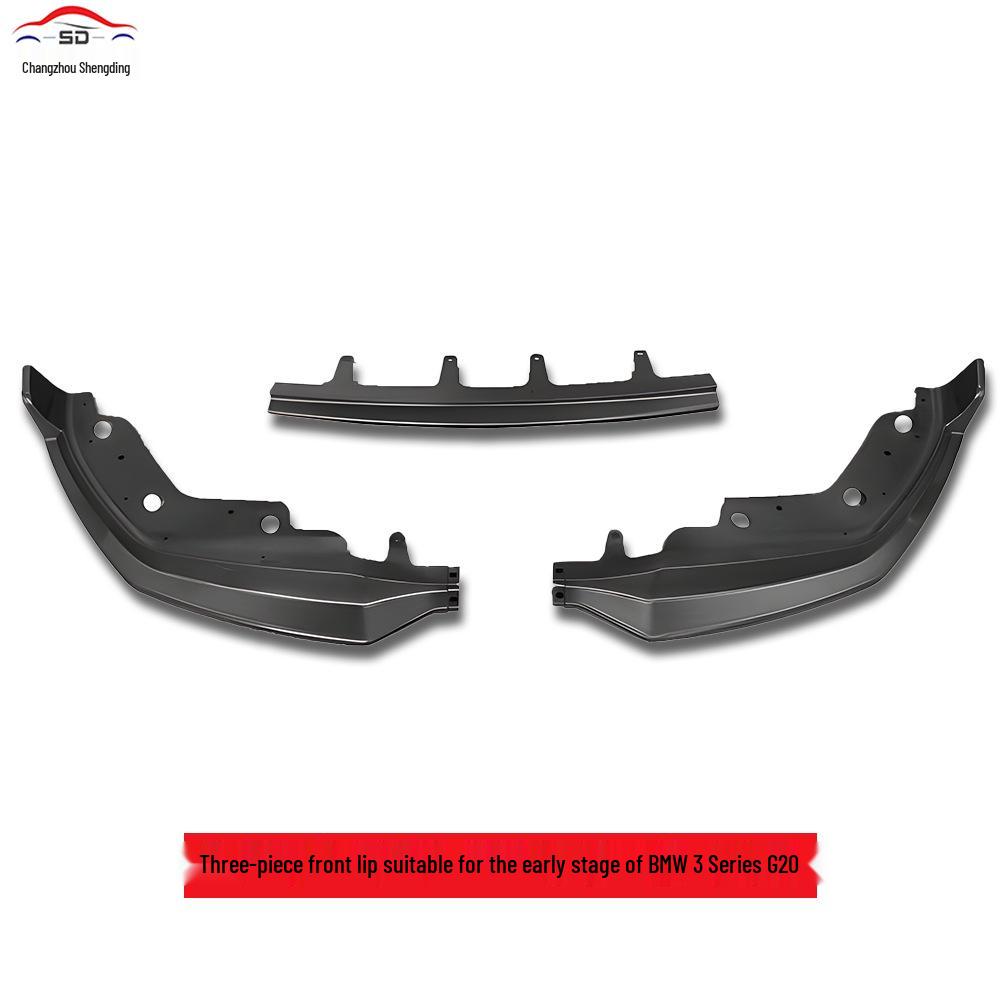 BMW 3 Series (23-24) G20 Pre-Facelift Front Bumper Lip Kit - No-Drill, 3-Piece Design