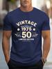 Vintage 1975 Limitierte Edition Grafik-T-Shirt - Baumwollmischung