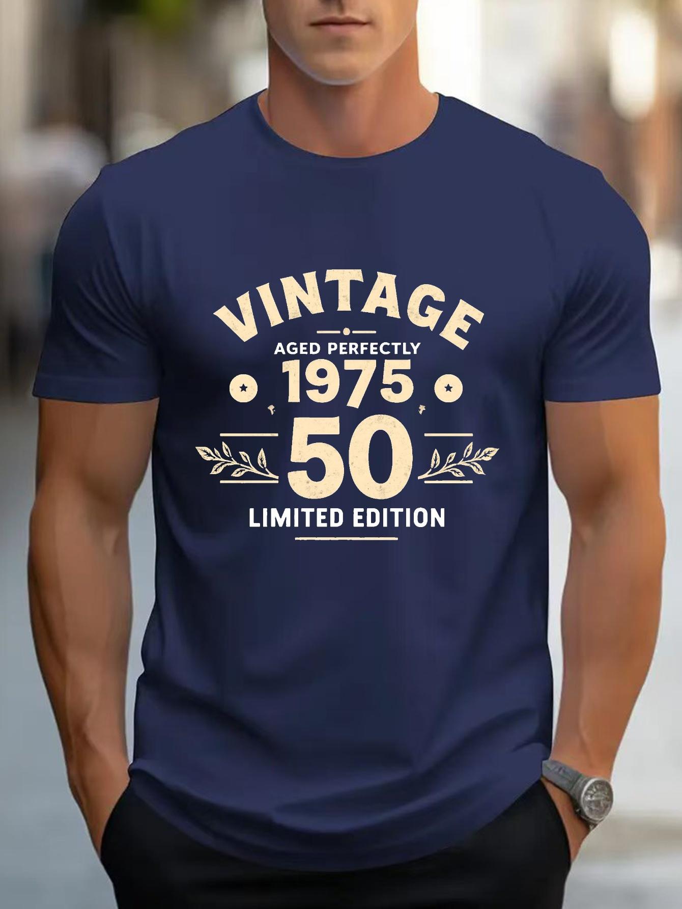 Vintage 1975 Limited Edition Graphic T-shirt - Cotton Blend XXL