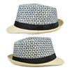 Straw Beach Hat Straw Fedora Hat Straw British Style Panama Hat Straw Panama