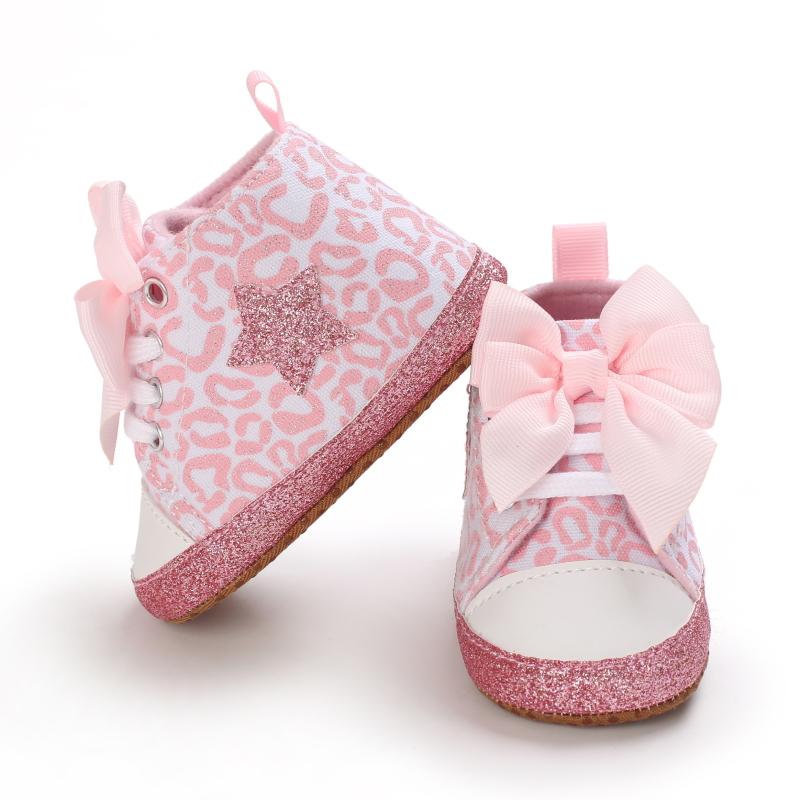 Spring and Autumn Women's Baby Casual Sports Shoes Soft Sole Anti Slip Indoor and Outdoor Walking Shoes First Step Walking Shoes