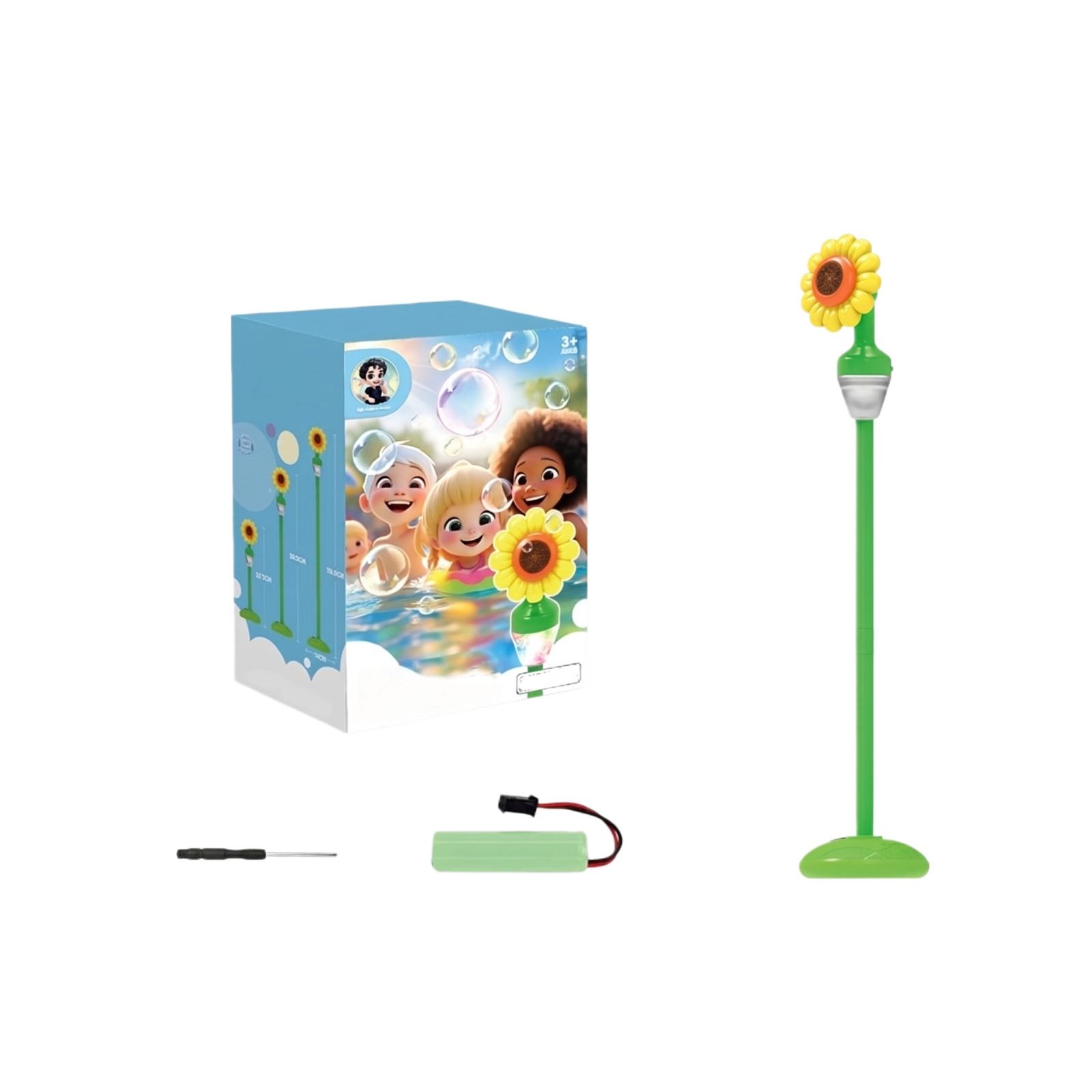

Automatic Bubble Machine with Light and Music Electric Outdoor Bubble Blower for Camping Garden Yard Fun Toy with Rechargeable Battery and Stand one size