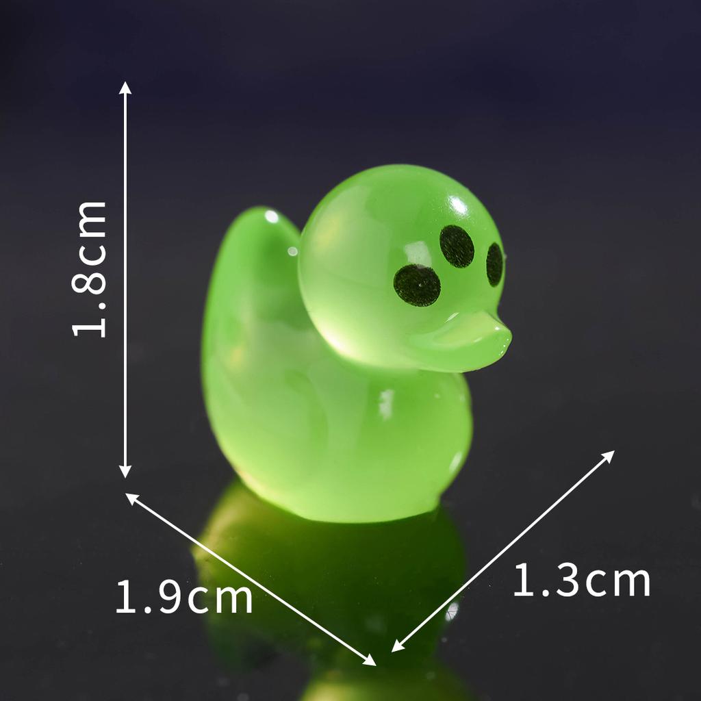 10-30 Pezzi Resina Luminosa Mini gatto alieno Miniature Decorazioni per la Casa Figure di Anatra Aliena per Casa delle Bambole Fai da Te Scrivania Giardino delle Fate Decorazioni
