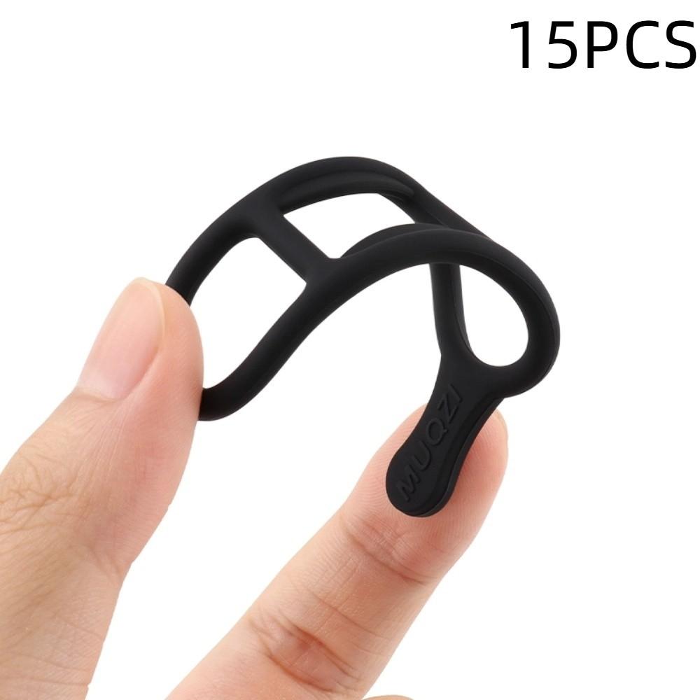15PCS Silicone Handlebar Light Strap Code Table Bike Flashlight Strap  MTB