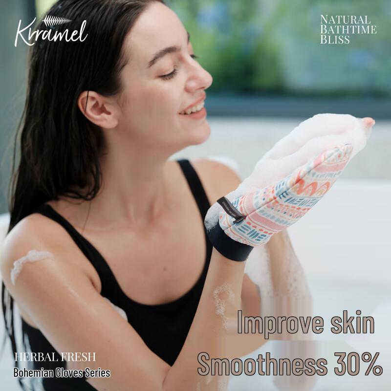 KRRAMEL Exfoliating Bath Mitt Normal
