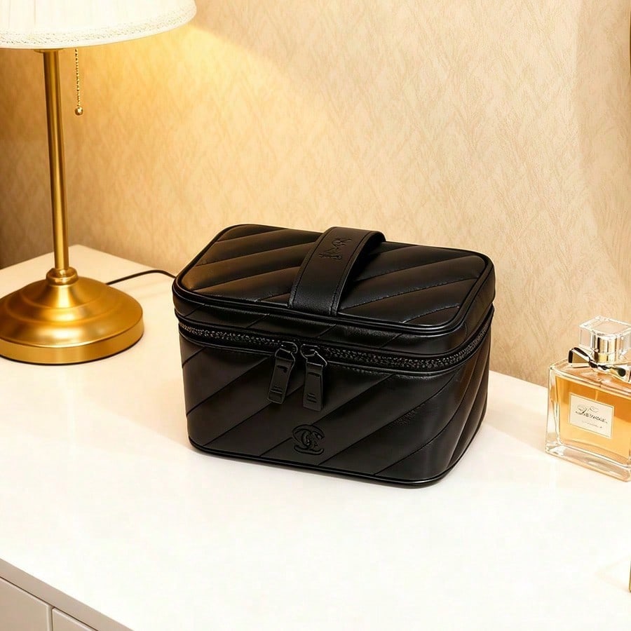 Портативная косметичка YSL, женская сумка, для хранения и использования чёрный