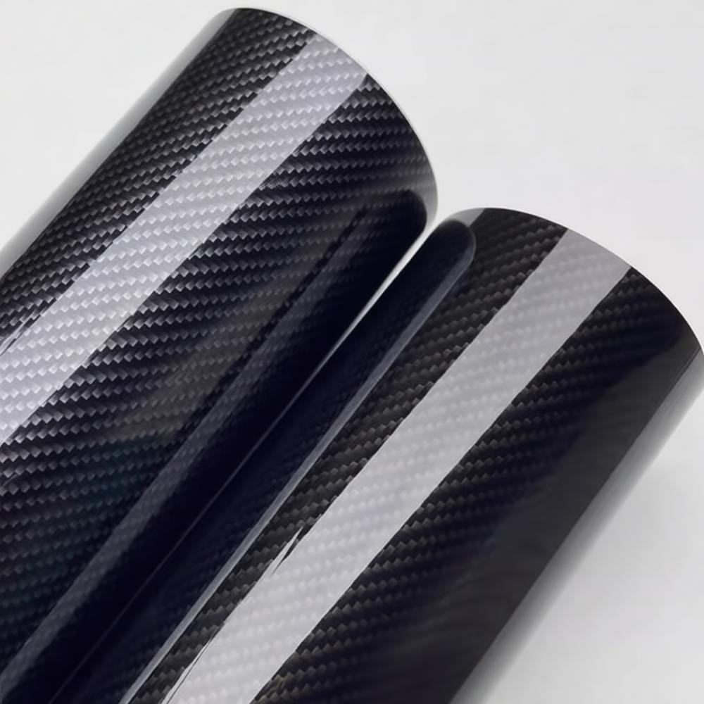 Car Body Styling Vinyl Wrap 6D Forged Carbon Fiber PET Matte Black Sticker Waterproof Protective Film For Vehicle Auto Parts