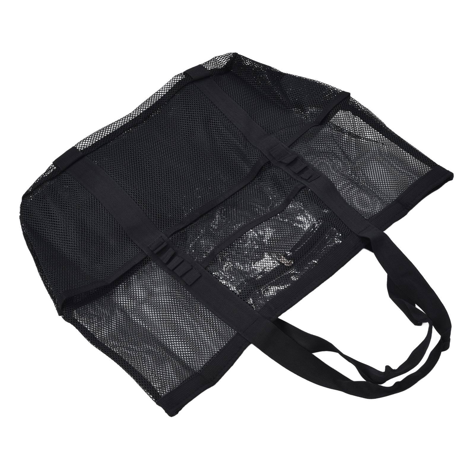 Пляжные сумки сетчатые ткань Оксфорд очень большие сумки-тоут для хранения для пляжа, пикника, барбекю, кемпинга