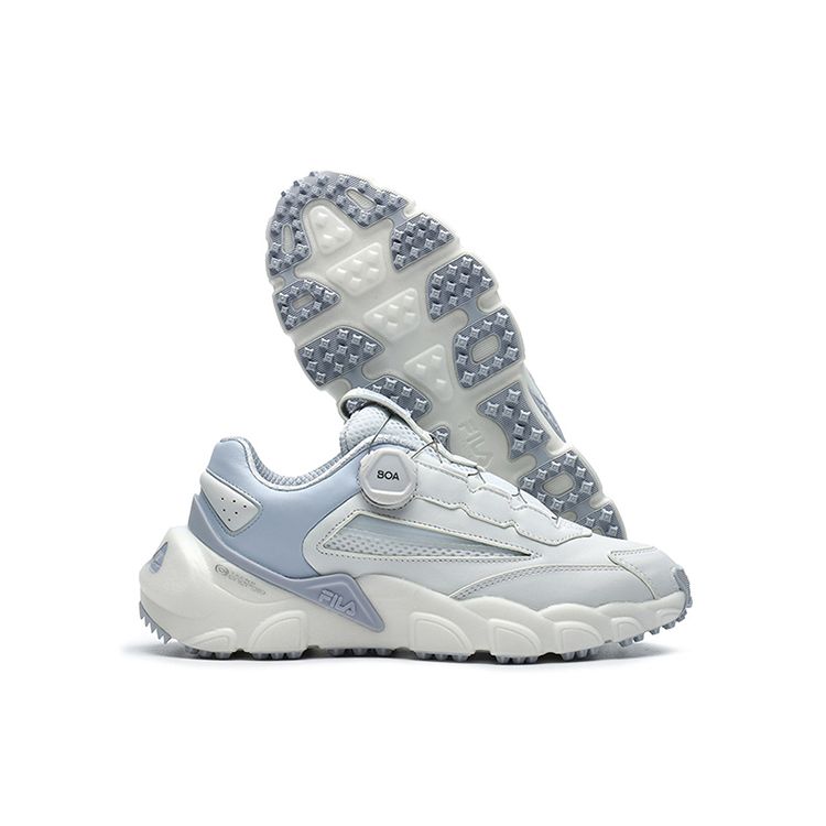 FILA Smasher GF Boa Comfortable Versatile Low-Top Golf Shoes Women sneaker White Blue A12W132407FWB